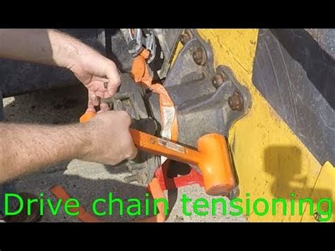 new holland skid steer drive chain|new holland ls170 chain tensioning.